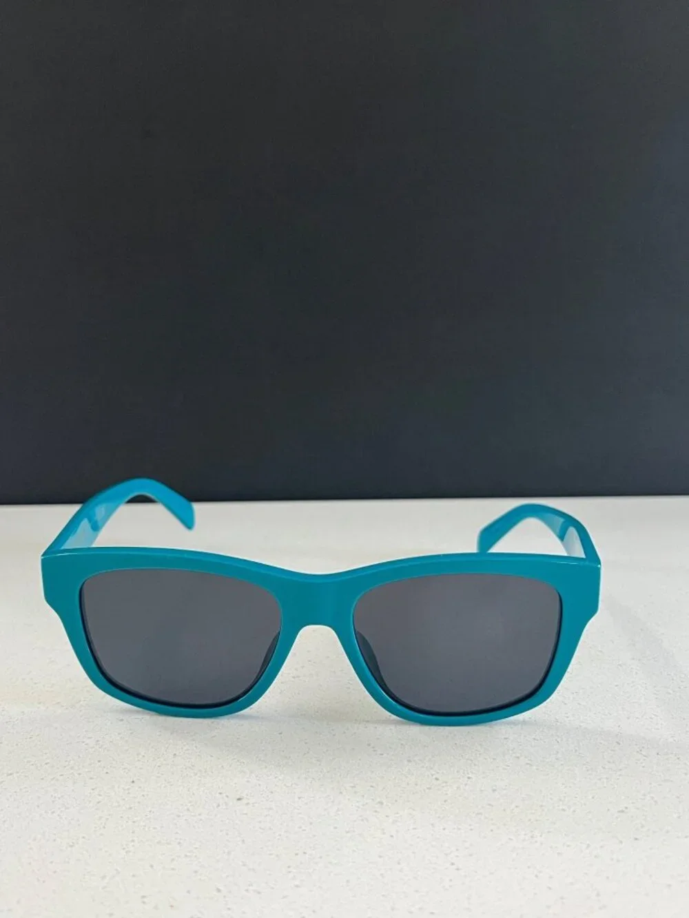 Celine Classic Rectangular Sunglasses CL40249U 87A Turquoise